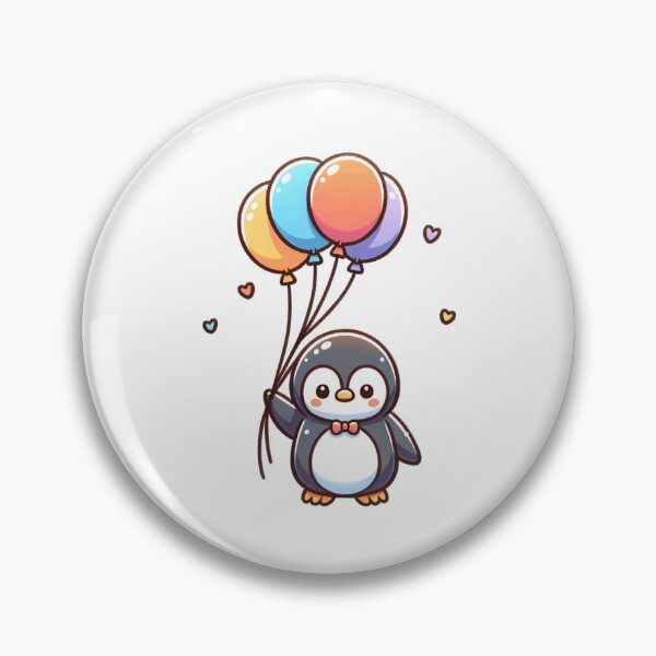 Item preview, Penguin With Balloons designed and sold by LemuellTrends.