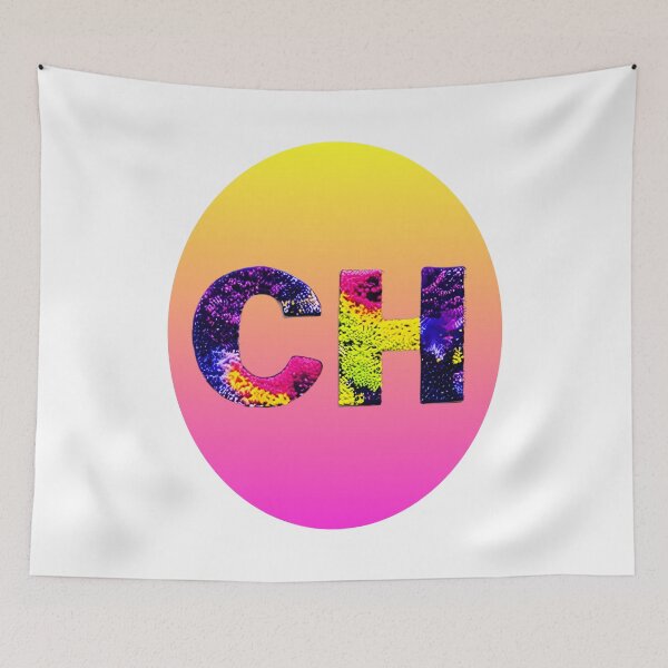 Item preview, letter CH, monogram. typography collage. ABC art. gift 2024 designed and sold by Minibubb.