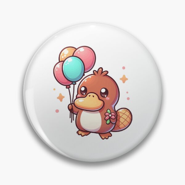 Item preview, Platypus With Balloons designed and sold by LemuellTrends.