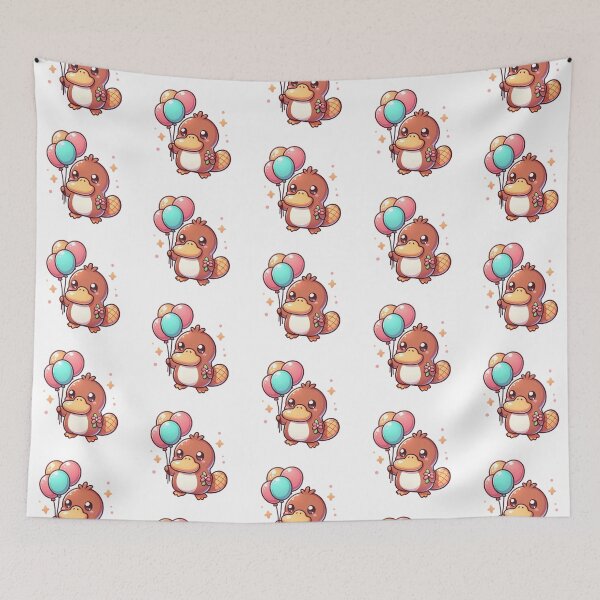 Item preview, Platypus With Balloons designed and sold by LemuellTrends.