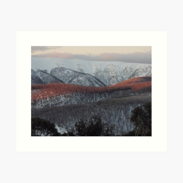 Item preview,  winter sunset in alpine valley designed and sold by DianneLac.