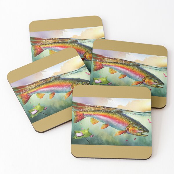 Item preview, Rainbow Trout in watercolors designed and sold by RWCarpenter.