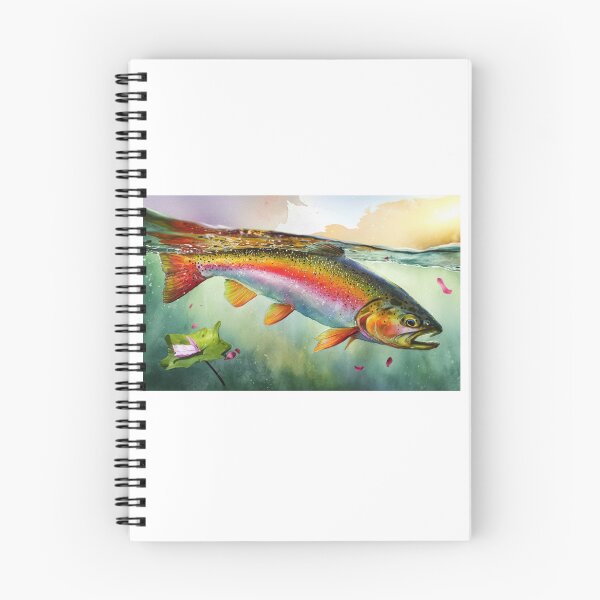 Item preview, Rainbow Trout in watercolors designed and sold by RWCarpenter.