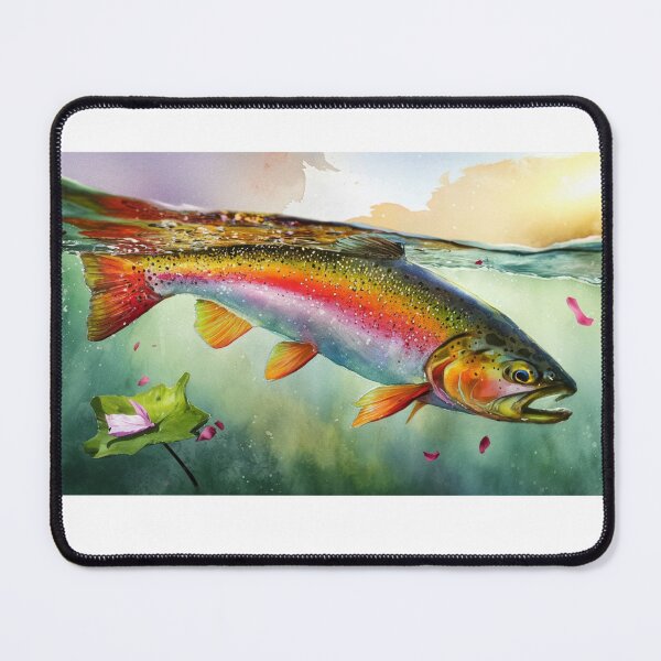 Item preview, Rainbow Trout in watercolors designed and sold by RWCarpenter.