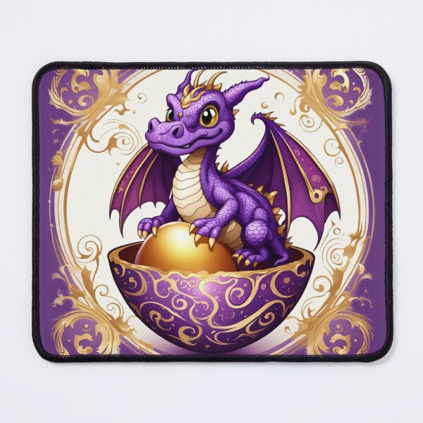 Item preview, Purple Dragon in Egg designed and sold by FireGirlinOz.