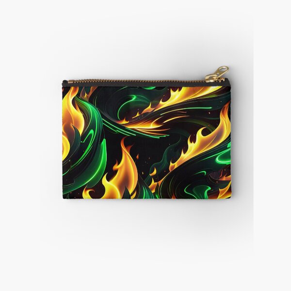 Item preview, Abstract Green Fire Pattern designed and sold by TheArtOfPat.