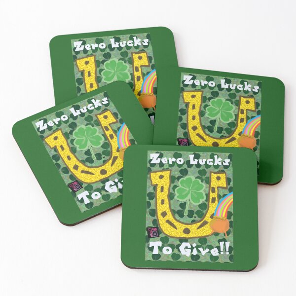 Item preview, Zero Lucks to Give!  designed and sold by Twisted Doodles.