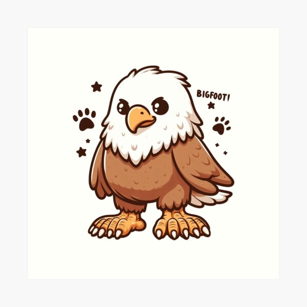 Item preview, Bigfoot Eagle designed and sold by LemuellTrends.