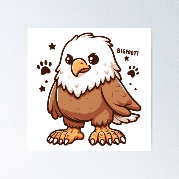 Item preview, Bigfoot Eagle designed and sold by LemuellTrends.