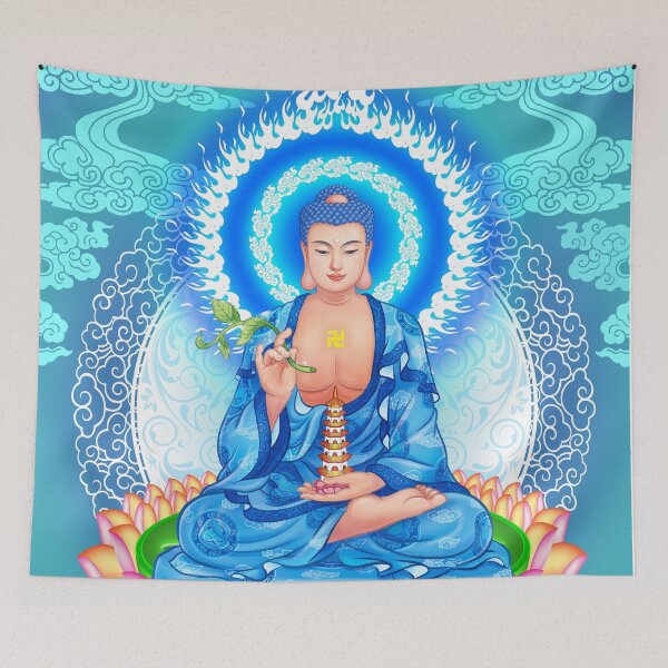Item preview, the art of Medicine Buddha designed and sold by dearbedelia.