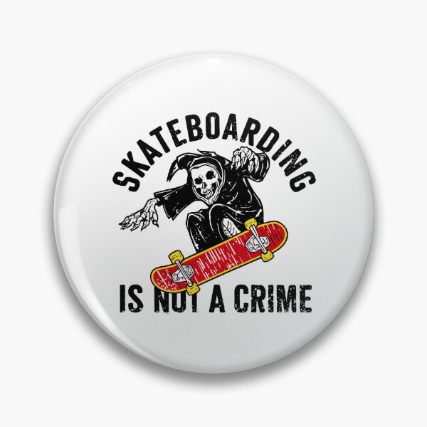 Item preview, Skateboarding is not a Crime designed and sold by Ikibrai.