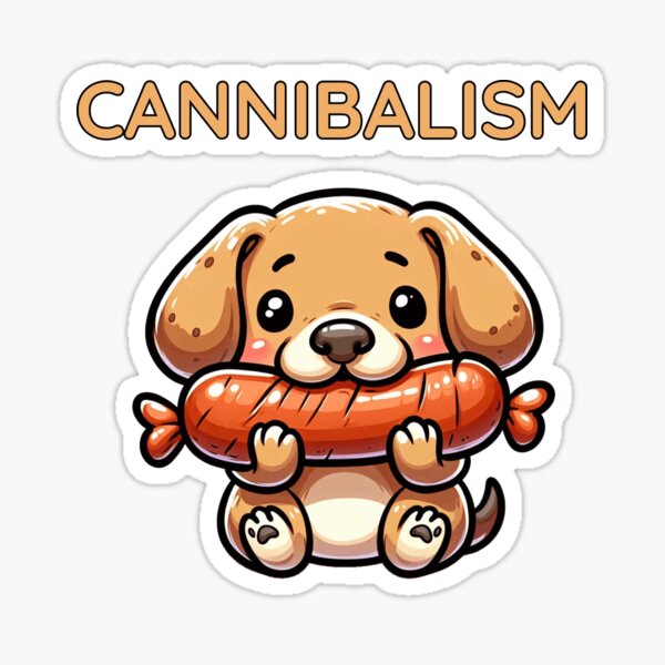 Item preview, Cannibal Dachshund designed and sold by LemuellTrends.