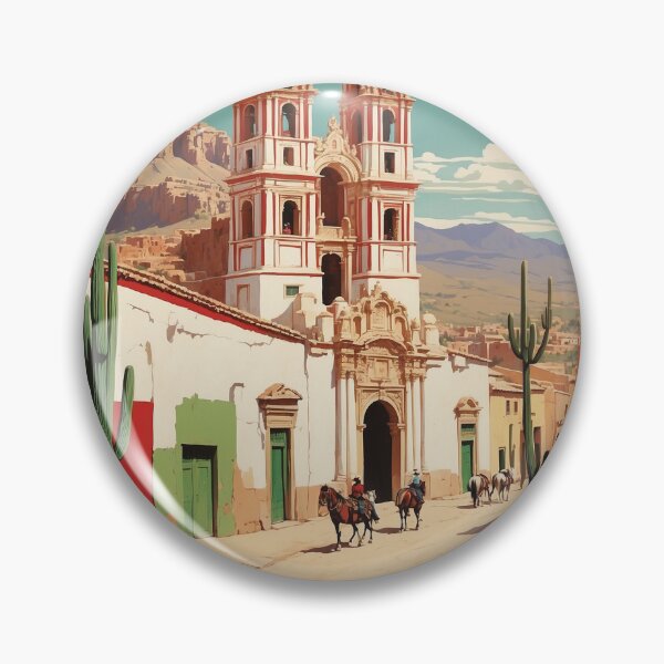 Item preview, Teúl de González Ortega Zacatecas Magic Town Vintage Travel Tourism Poster  designed and sold by TravelersGems.