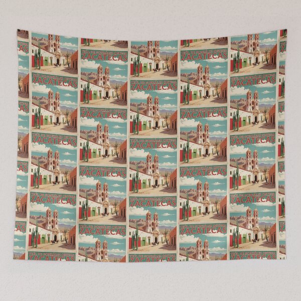 Item preview, Teúl de González Ortega Zacatecas Magic Town Vintage Travel Tourism Poster  designed and sold by TravelersGems.