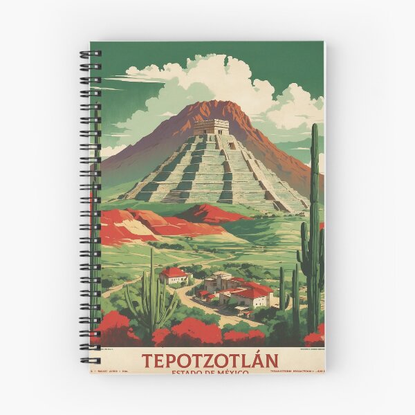 Item preview, Tepotzotlan Estado de México Magic Town Vintage Travel Tourism Poster  designed and sold by TravelersGems.