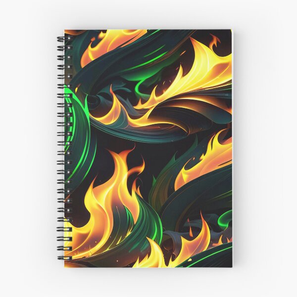Item preview, Abstract Green Fire Pattern designed and sold by TheArtOfPat.