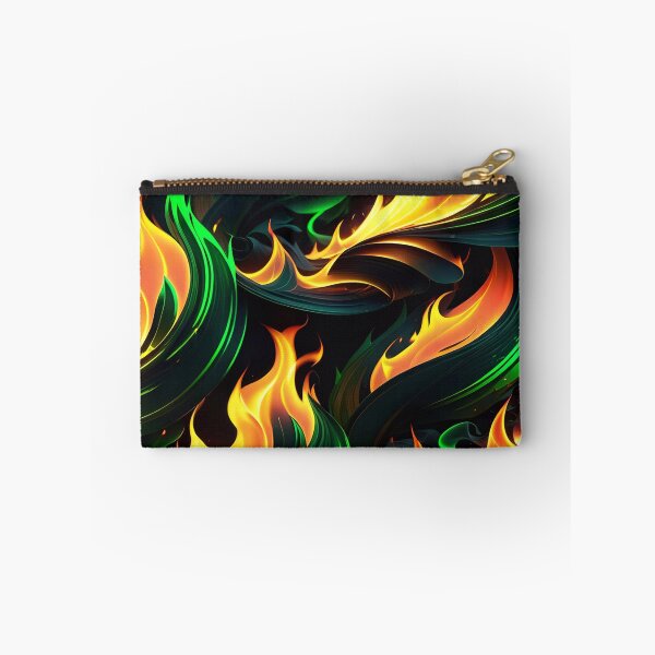 Item preview, Abstract Green Fire Pattern designed and sold by TheArtOfPat.