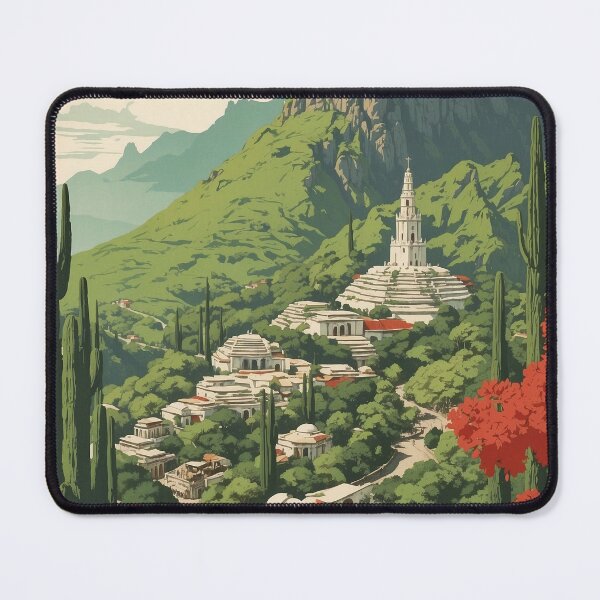 Item preview, Tepoztlán Morelos Magic Town Vintage Travel Tourism Poster designed and sold by TravelersGems.