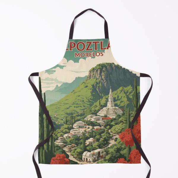 Item preview, Tepoztlán Morelos Magic Town Vintage Travel Tourism Poster designed and sold by TravelersGems.