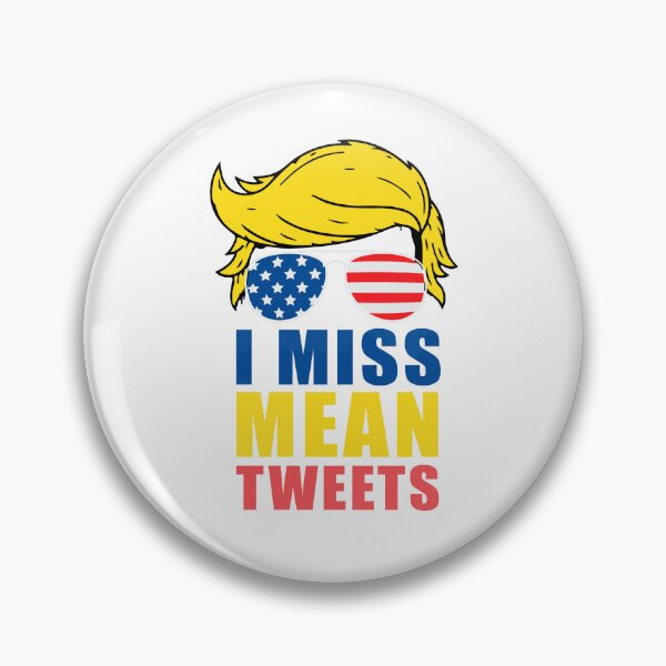 Item preview, I Miss Mean Tweets Trump Blonde Hair & Sunglasses Presidential Election designed and sold by IslandFella1.