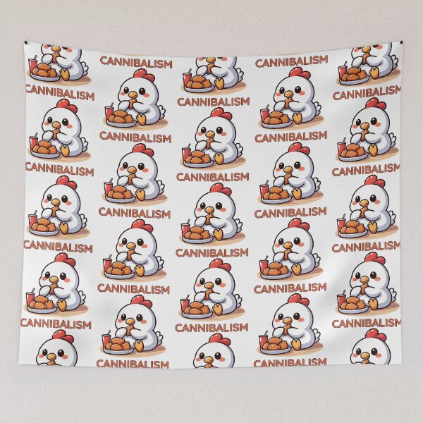 Item preview, Cannibal Chicken designed and sold by LemuellTrends.