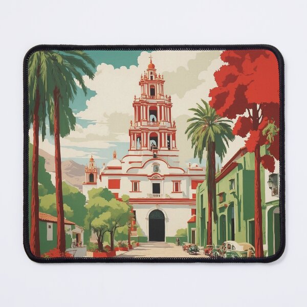 Item preview, Tetela de Ocampo Puebla Magic Town Vintage Travel Tourism Poster  designed and sold by TravelersGems.