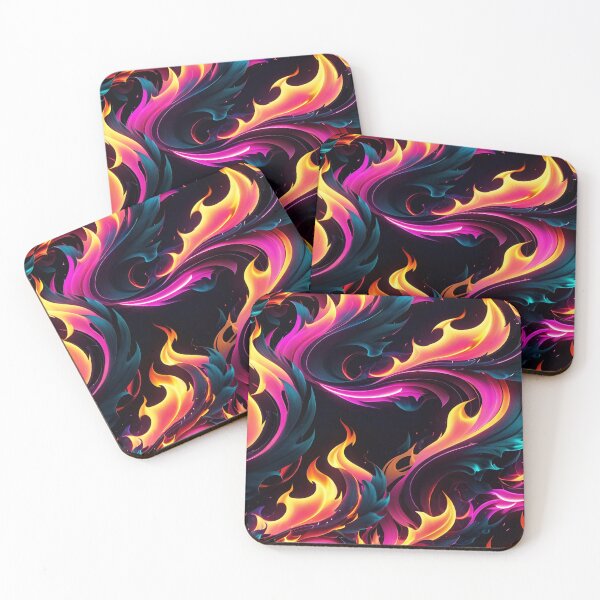 Item preview, Abstract Pink Fire Pattern designed and sold by TheArtOfPat.