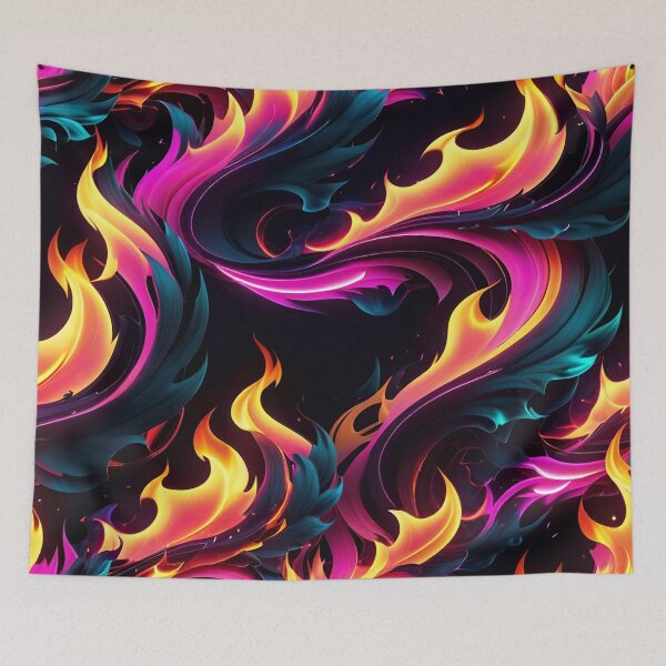 Item preview, Abstract Pink Fire Pattern designed and sold by TheArtOfPat.