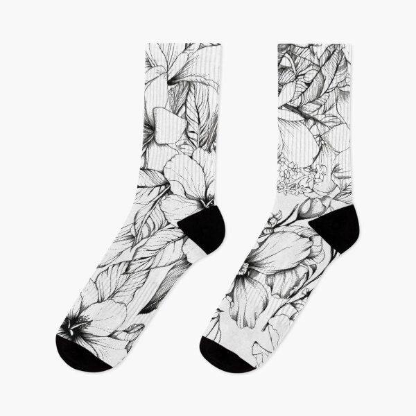 Item preview, Monochrome Floral Elegance designed and sold by chi3-jp.