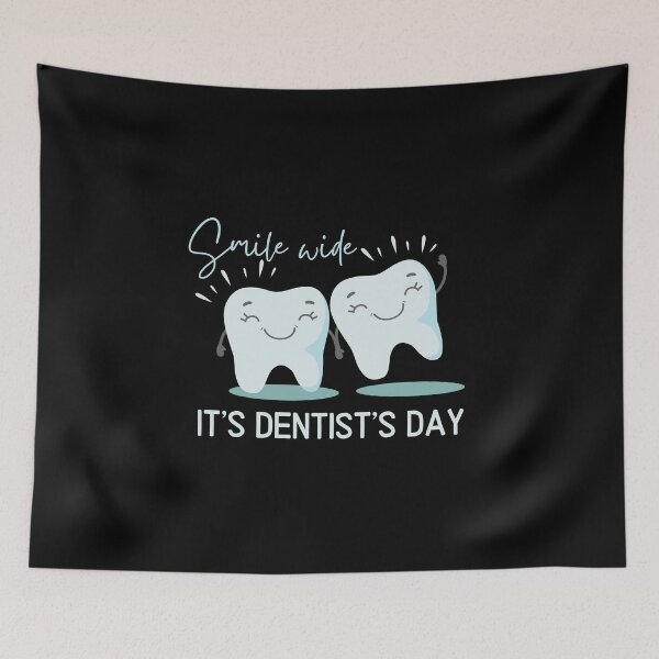Item preview, Smile wide, it's Dentist's Day designed and sold by Babinooart.