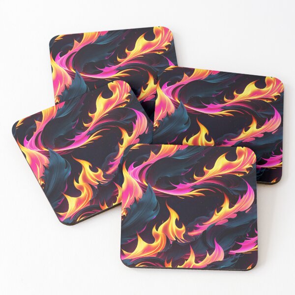 Item preview, Abstract Pink Fire Pattern designed and sold by TheArtOfPat.