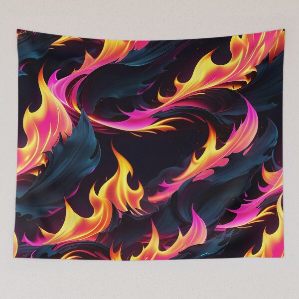 Item preview, Abstract Pink Fire Pattern designed and sold by TheArtOfPat.