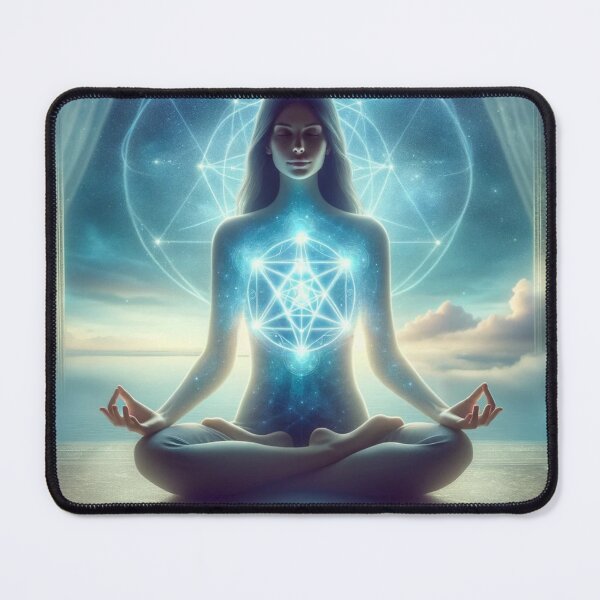 Item preview, She awakens her Merkabah in Meditation designed and sold by Kiwiaroha.