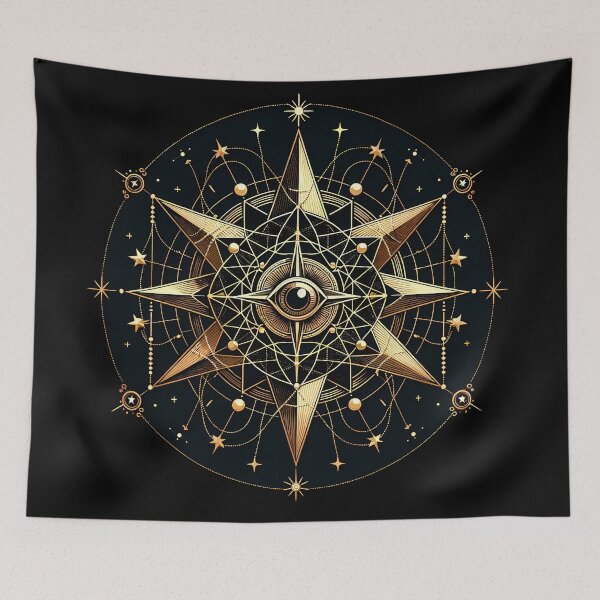 Item preview, Mystic Eye Celestial Compass designed and sold by JuniperFinch.