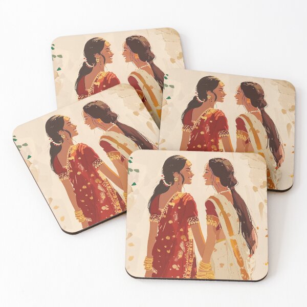 Item preview, India womans painting designed and sold by Rockwpapart.