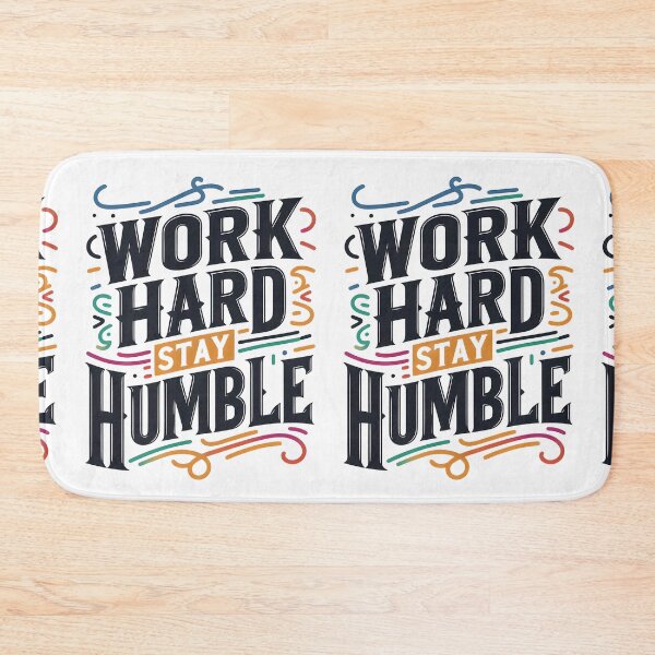Item preview, Work hard stay humble, typography designed and sold by maxmaj.