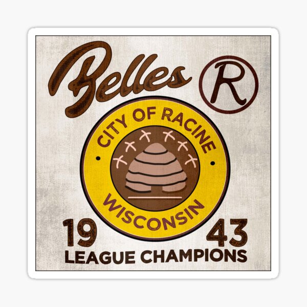 Aperçu de l'œuvre Racine Belles • AAGPBL • Racine, WI créée et vendue par MKE Rhine Maiden  •  Grumble Services, LLC..