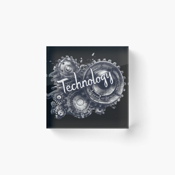 Item preview, Gearing Innovation: Handcrafted Technological Integration designed and sold by Ace Apparel  Attire.