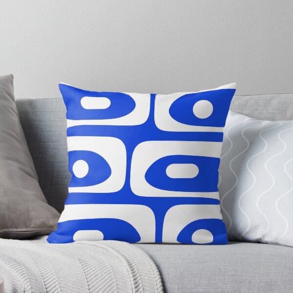 Item preview, Mid Century Modern Royal Blue Piquet Bold Minimal Abstract designed and sold by kierkegaard.