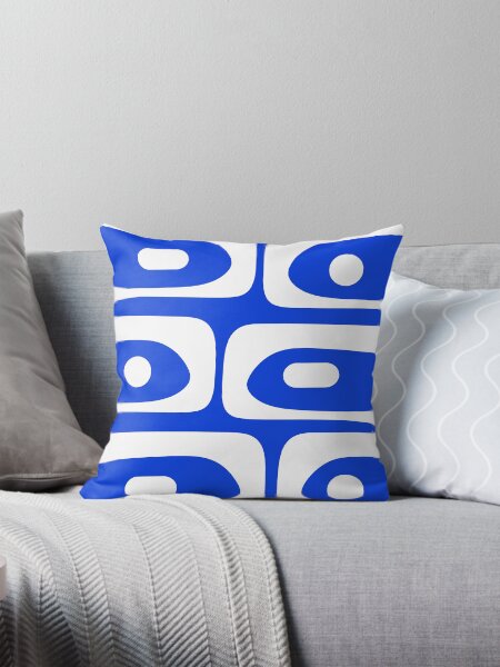 Artikel-Vorschau von Mid-Century Modern Royal Blue Piquet Bold Minimal Abstract, designt und verkauft von kierkegaard.