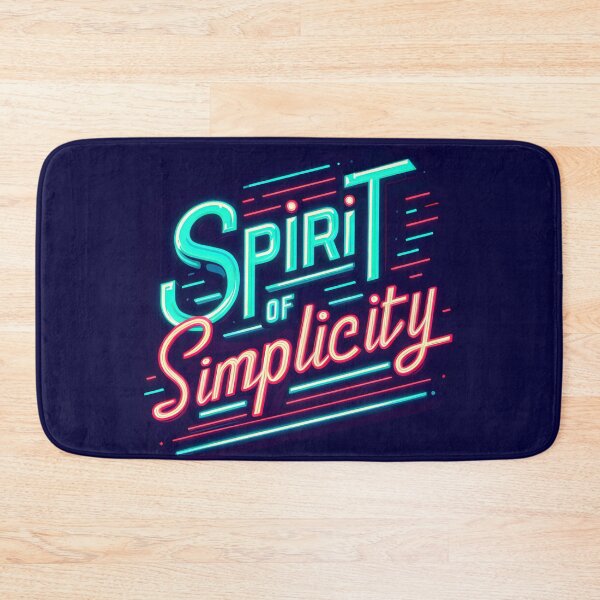 Item preview, Spirit of simplicity, typography, retro designed and sold by maxmaj.