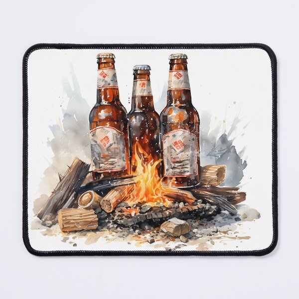 Item preview, beers on fire designed and sold by rollsnbones.