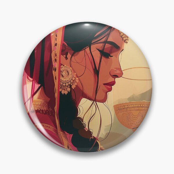 Item preview, Modern Indian Woman Drinking Art designed and sold by Rockwpapart.