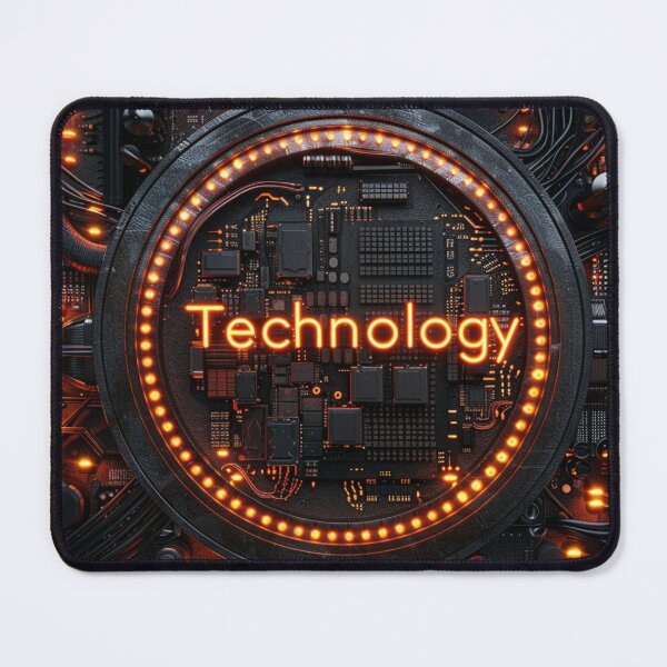 Item preview, Futuristic Tech: Bold Chip Enclosure designed and sold by Ace Apparel Attire.