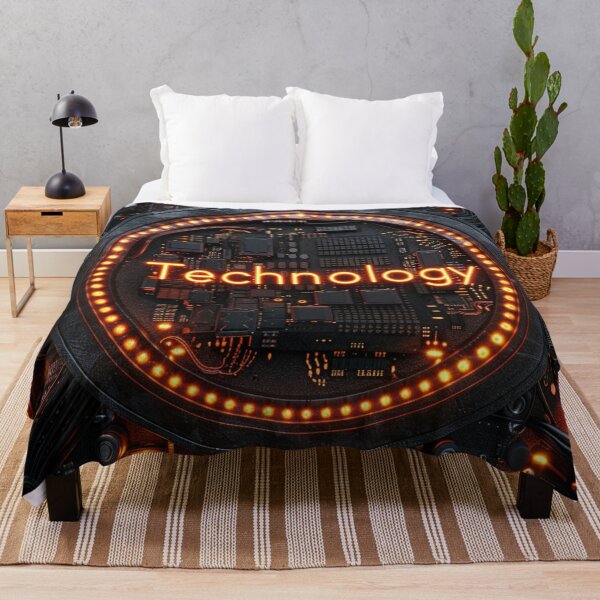 Item preview, Futuristic Tech: Bold Chip Enclosure designed and sold by Ace Apparel Attire.