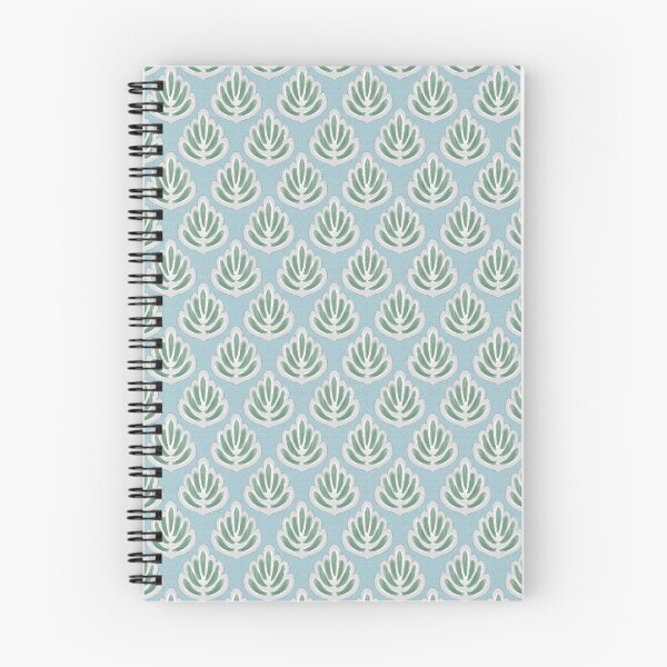 Item preview, Artsy leaf on robins egg blue linen designed and sold by Sharilea.