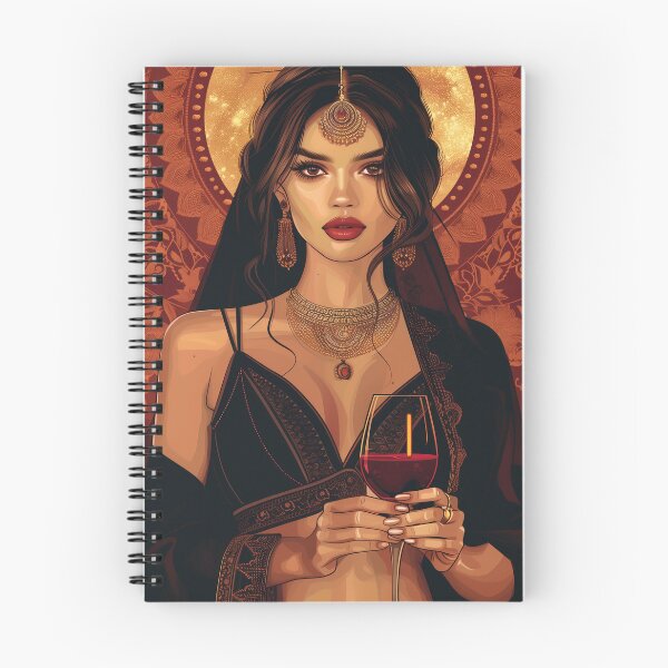 Item preview, Modern Indian Woman Drinking Art designed and sold by Rockwpapart.