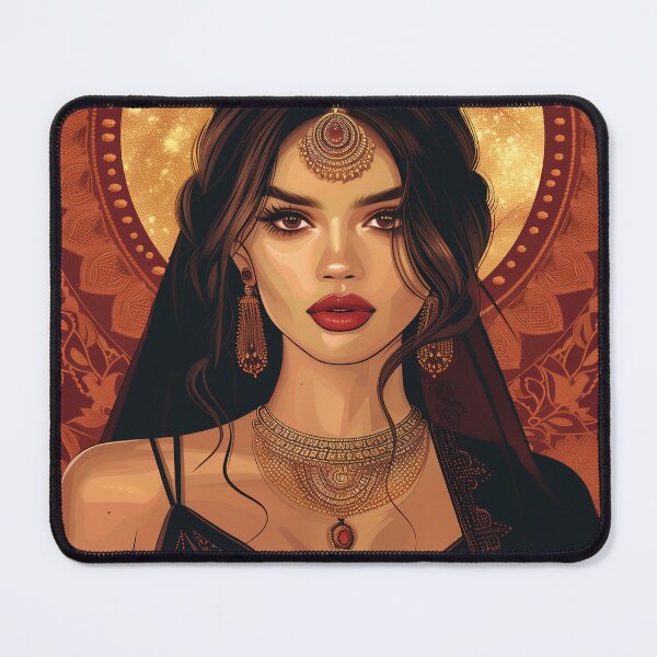 Item preview, Modern Indian Woman Drinking Art designed and sold by Rockwpapart.