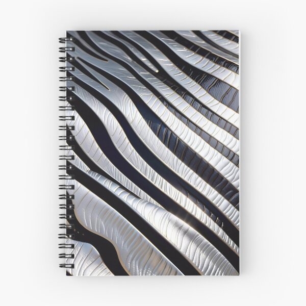 Item preview, Abstract Silver Zebra Skin Pattern designed and sold by TheArtOfPat.