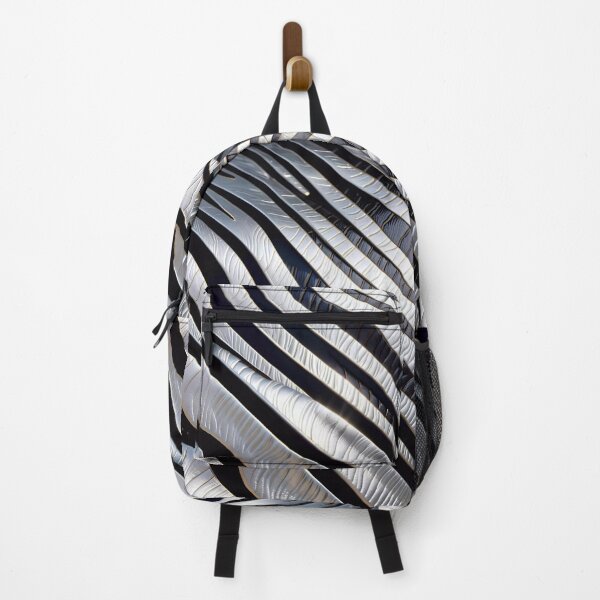 Item preview, Abstract Silver Zebra Skin Pattern designed and sold by TheArtOfPat.